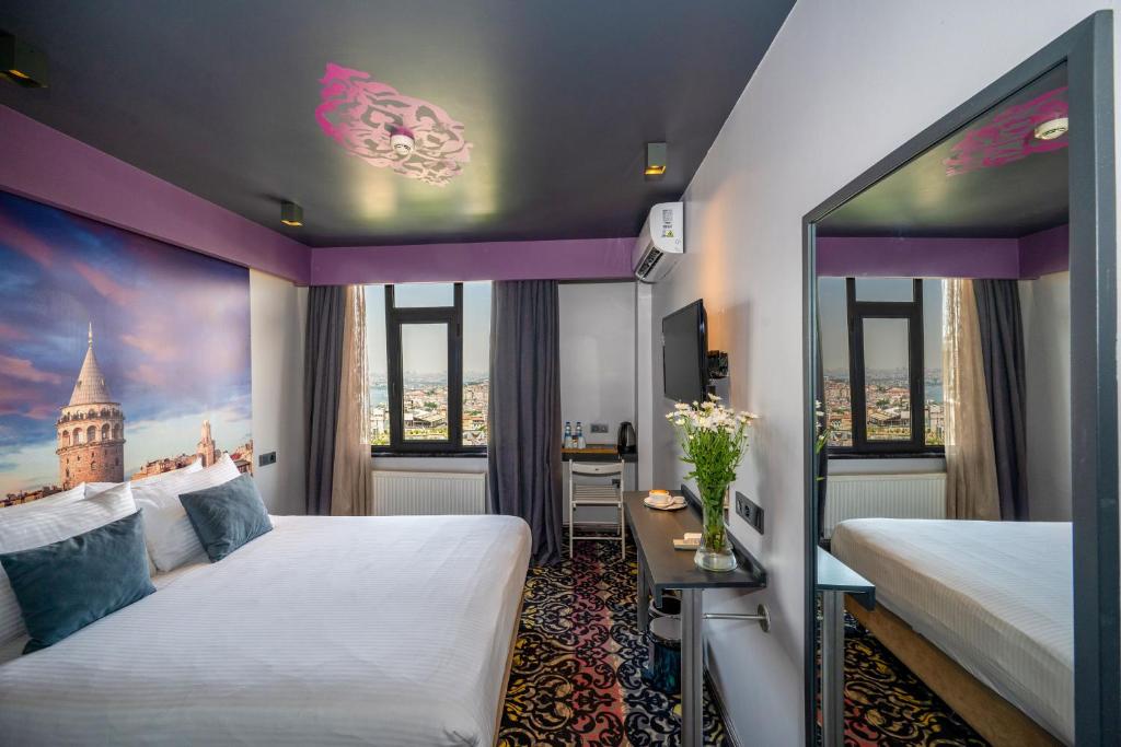 هتل Tulip City Hotel İstanbul City Center Taksim Pera