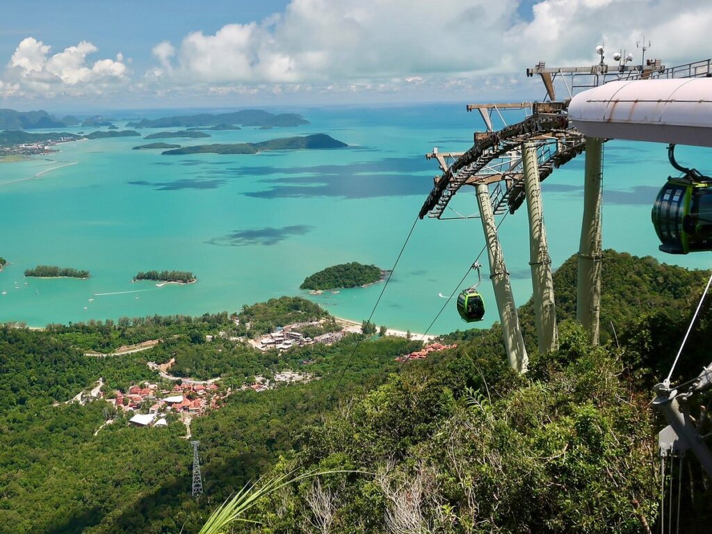 تله کابین Panorama Langkawi SkyCab در مالزی